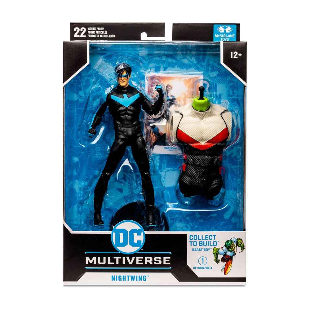 DC Multiverse Titans BAF Beast Boy - Nightwing 7 Inch Action Figure - figurineforall.ca
