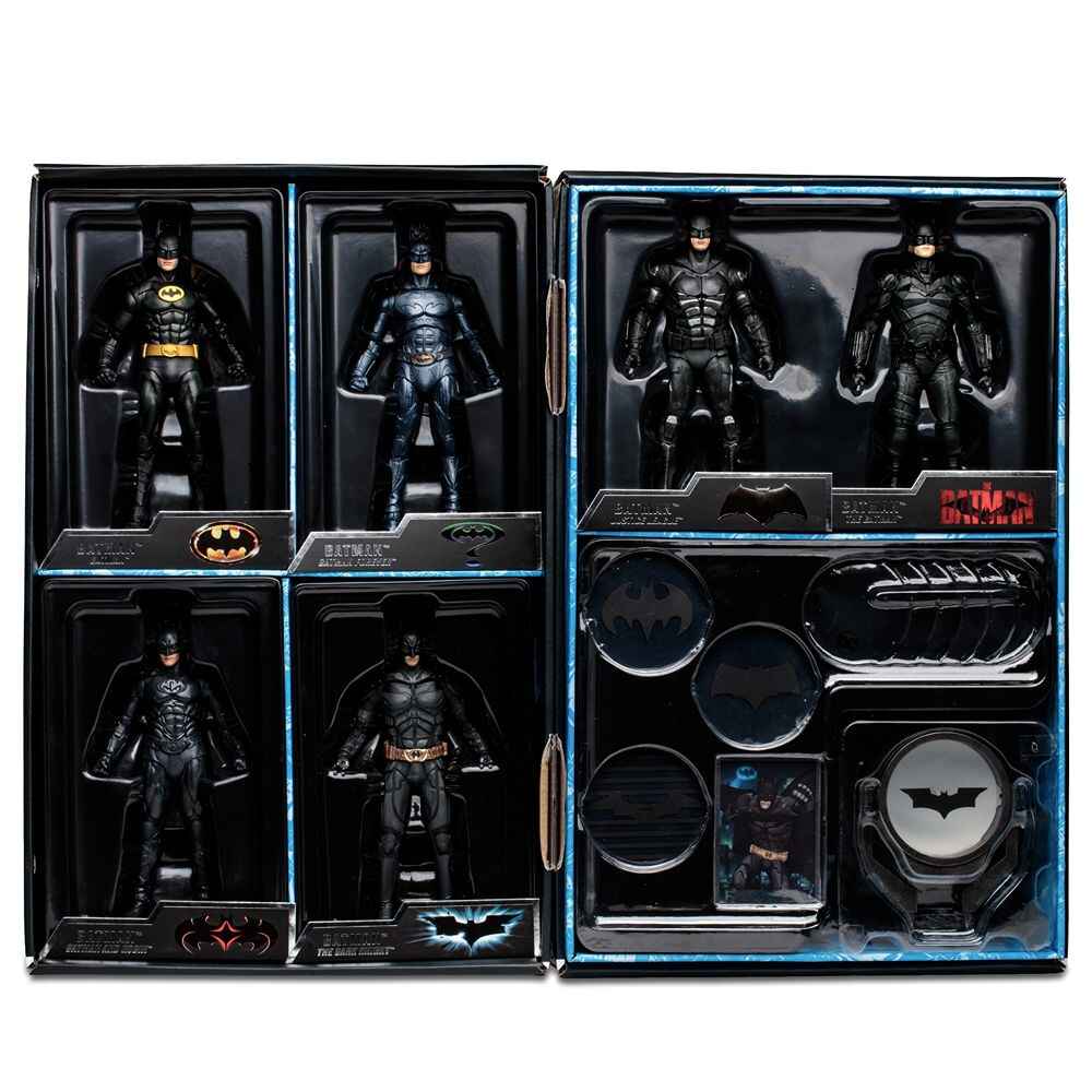 DC Multiverse WB100 Batman The Ultimate Movie Collection 7 Inch Action Figure 6-Pack - figurineforall.ca