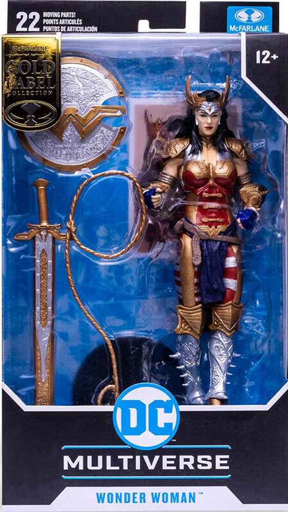 DC Multiverse Comic Wonder Woman by Todd Mcfarlane Gold Label 7 Inch Action Figure