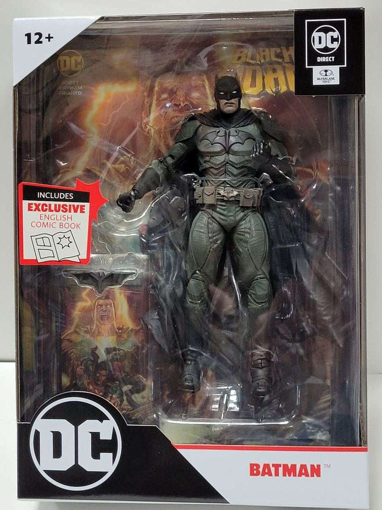 DC Multiverse Comics Page Punchers Black Adam - Batman with Comic 7 Inch Action Figure - figurineforall.ca
