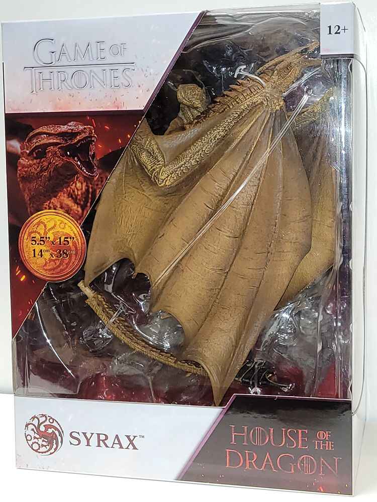 Game of Thrones House of Dragon - Syrax 10 Inch Figure - figurineforall.ca
