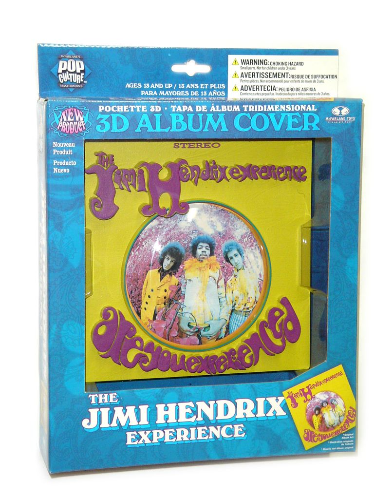 3D Album Cover Wall Art - Jimi Hendrix (Are you Experienced) - figurineforall.ca