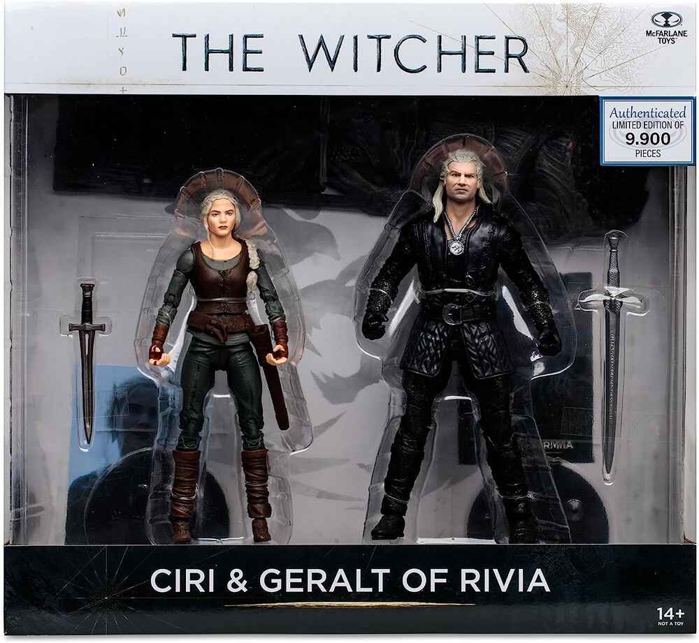 The Witcher Netflix Season 3 Geralt of Rivia and Ciri 2Pack 7 Inch Action Figure