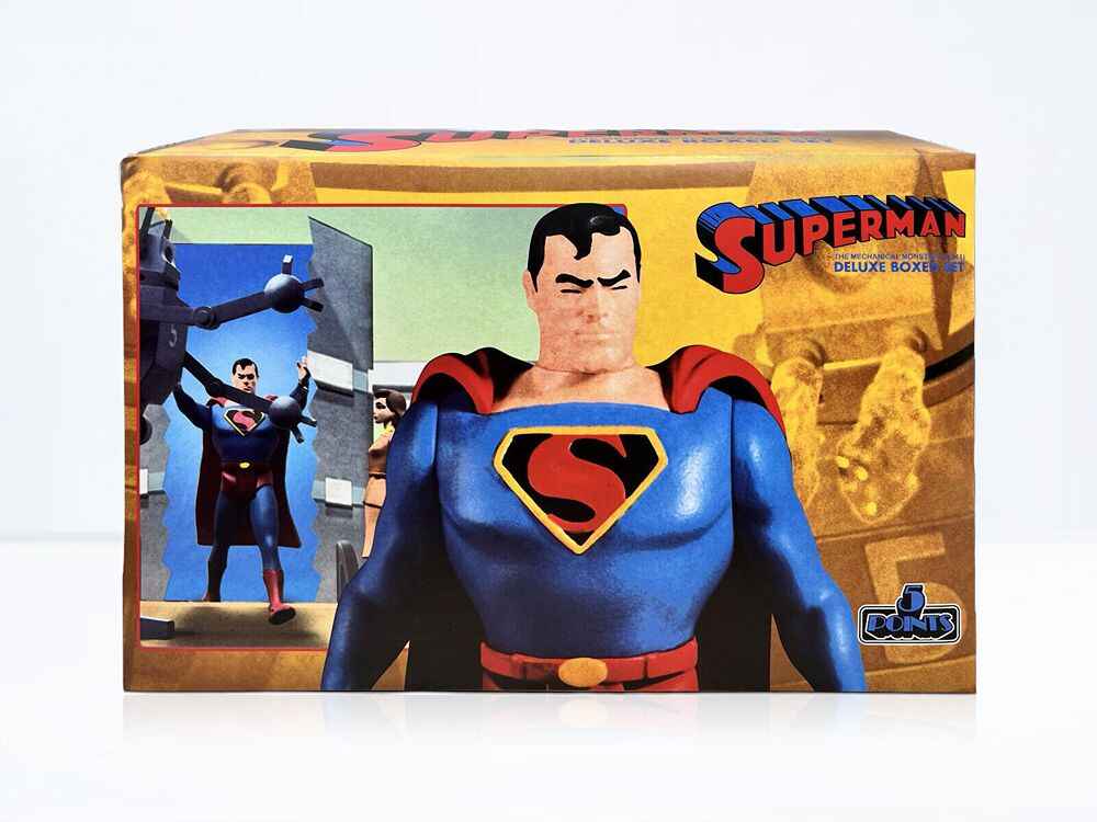 5 Points Superman (1941) Mechanical Monsters Deluxe Boxed Set - figurineforall.ca