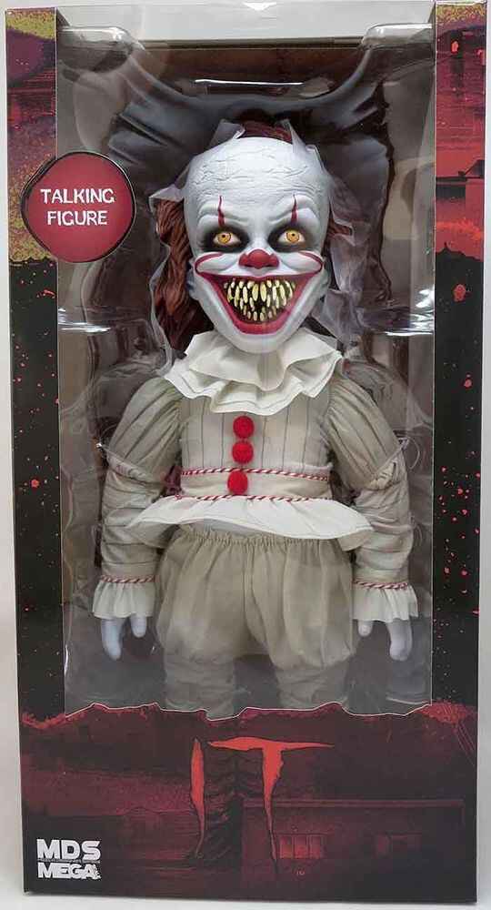 IT MDS Talking Sinister Pennywise Mega Scale 15 Inch Doll Figure - figurineforall.ca