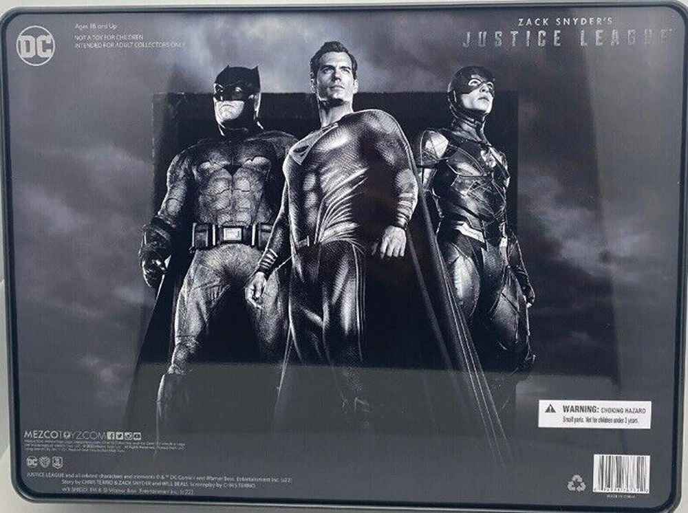One-12 Collective DC Justice League Zack Snyder Deluxe Steel Boxed Set (Flash, Batman Superman) 6.5 Inch 1/12 Action Figure