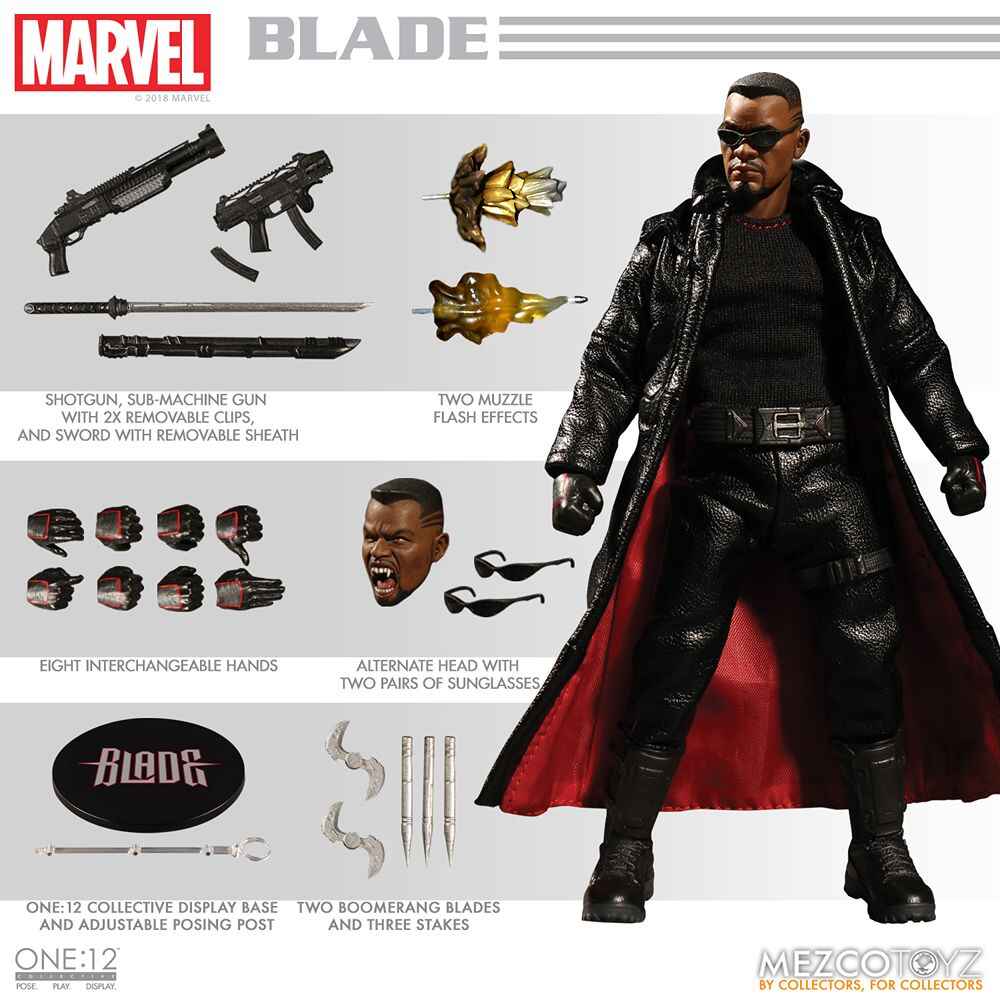 One-12 Collective Marvel Blade 6 Inch 1/12 Action Figure