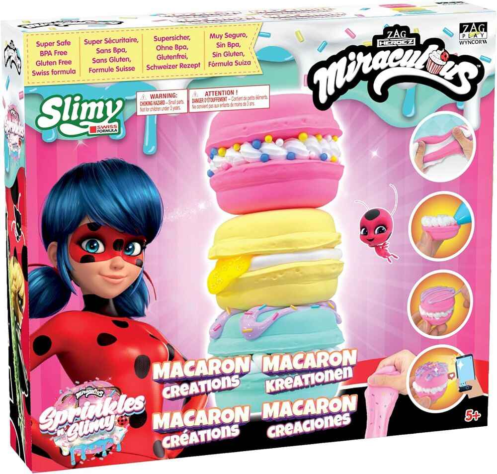 Miraculous Ladybug Sprinkles n' Slimy Macaron Creation Role Play Toys