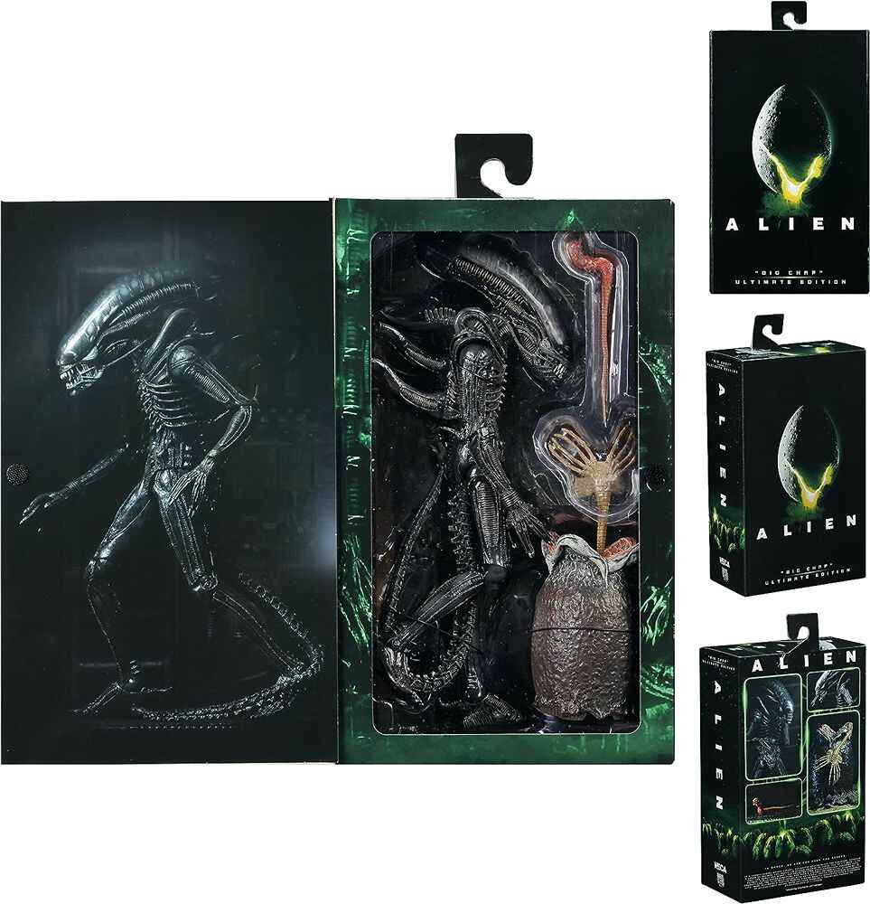 Large Alien Figure Alien 40th Anniversary Alien Big Chap 9 Inch Action Figure ...