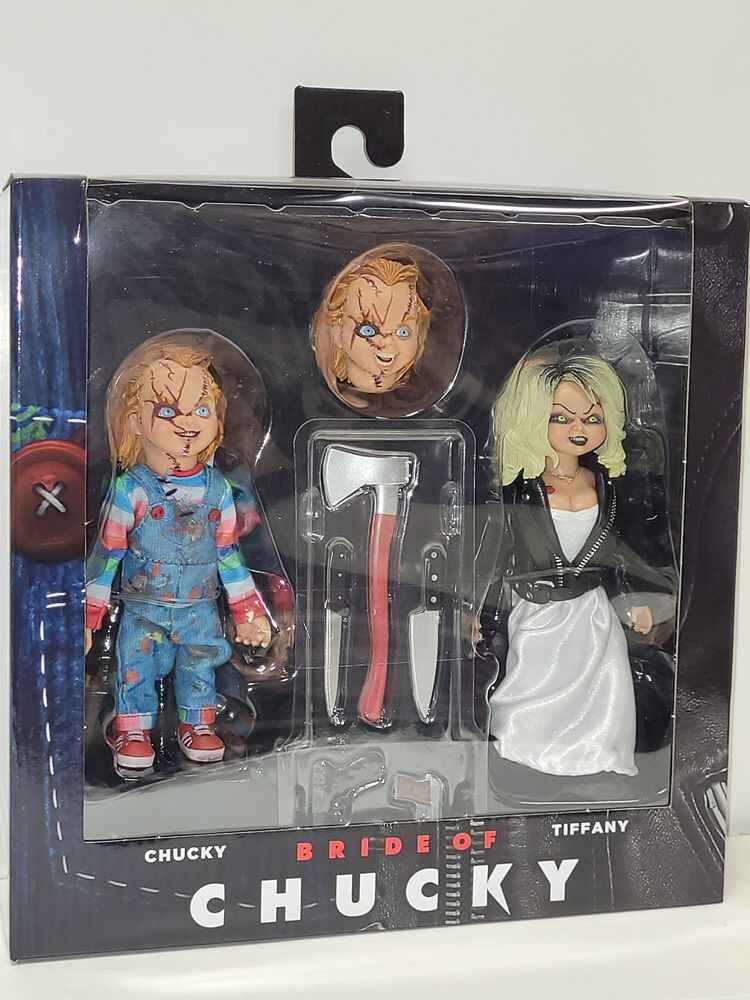 Bride of Chucky Tiffany and Chucky 5.5 Inch Clothed Action Figure 2-Pack - figurineforall.ca