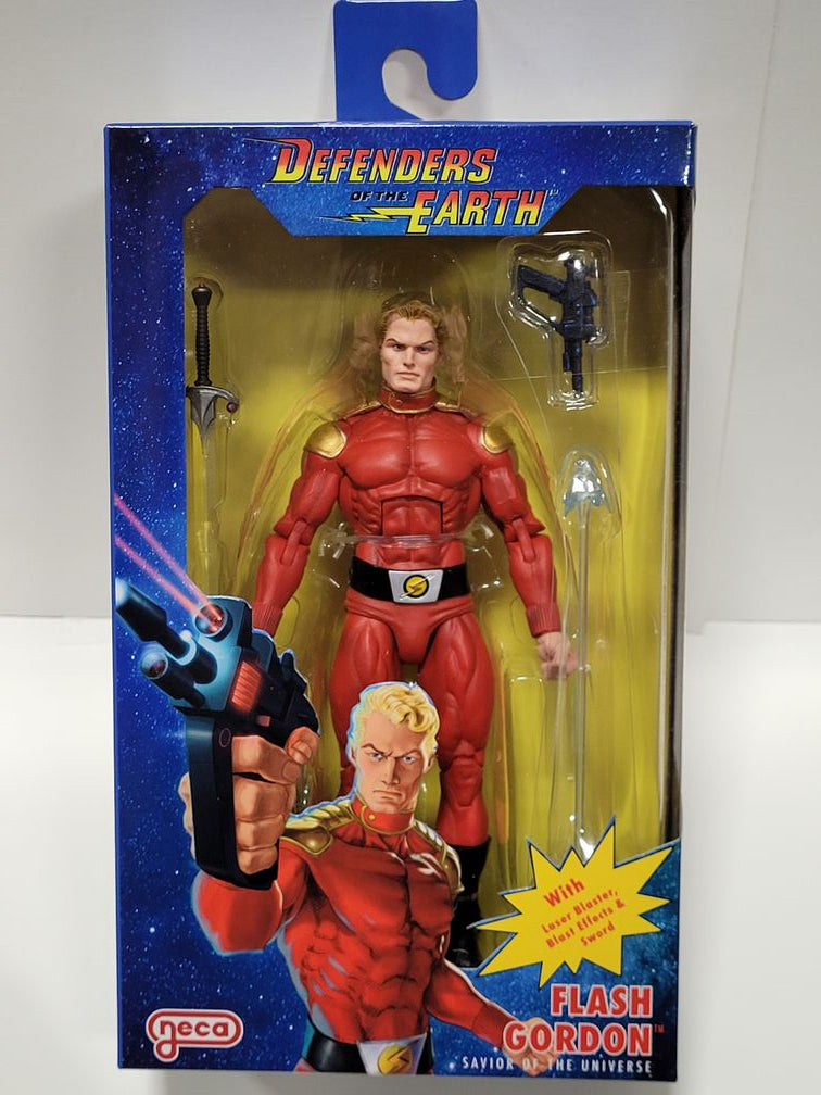 King Features Defenders of The Earth Series 1 Flash Gordon 7 Inch Scale Action Figure - figurineforall.ca