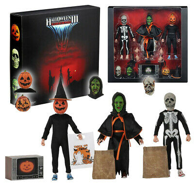 Halloween 3 Season of the Witch 6 Inch Clothed Action Figure 3-Pack Trick or Treaters - figurineforall.ca