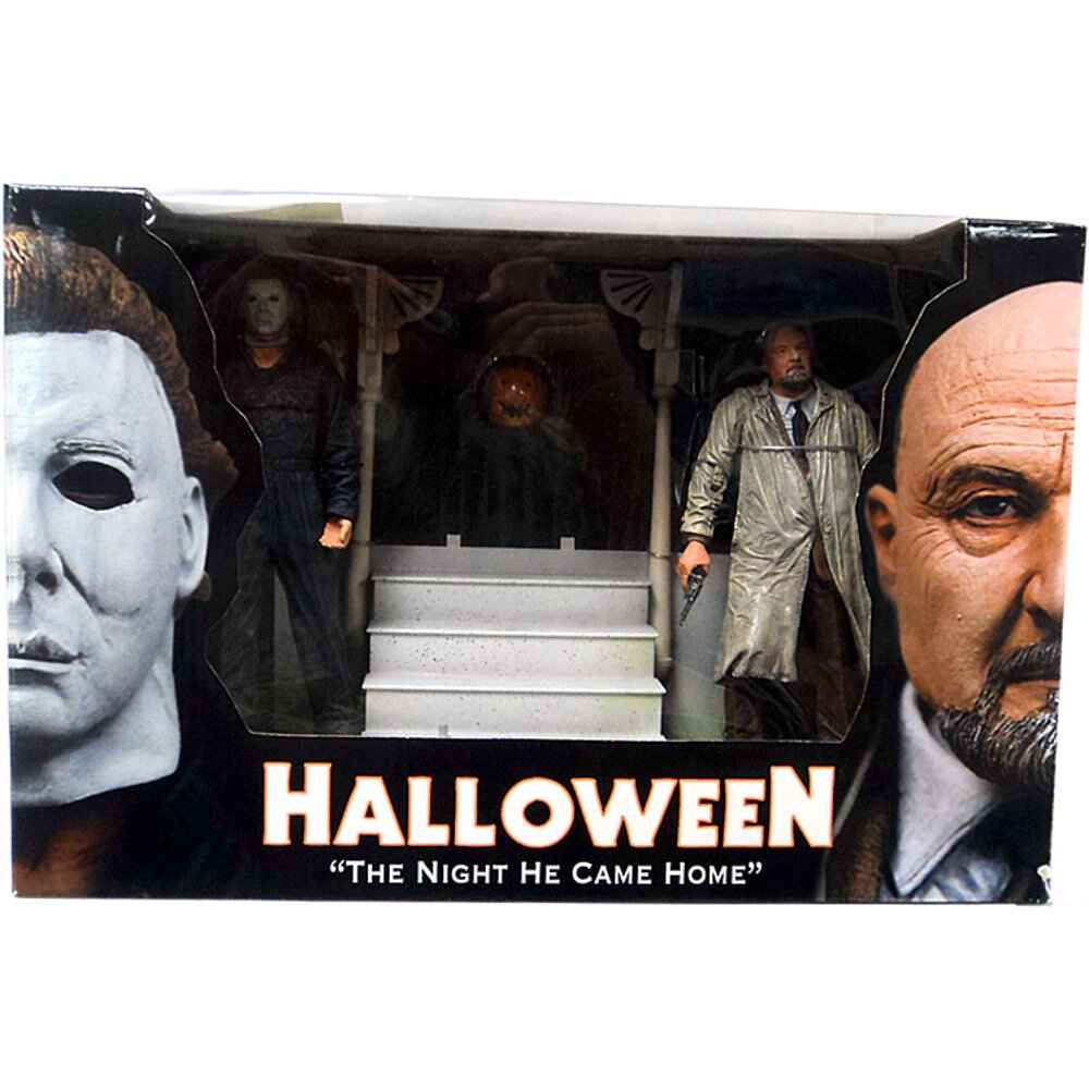Halloween The Night He Came Home Michael Myers and Dr. Loomis Box Set Figure - figurineforall.ca
