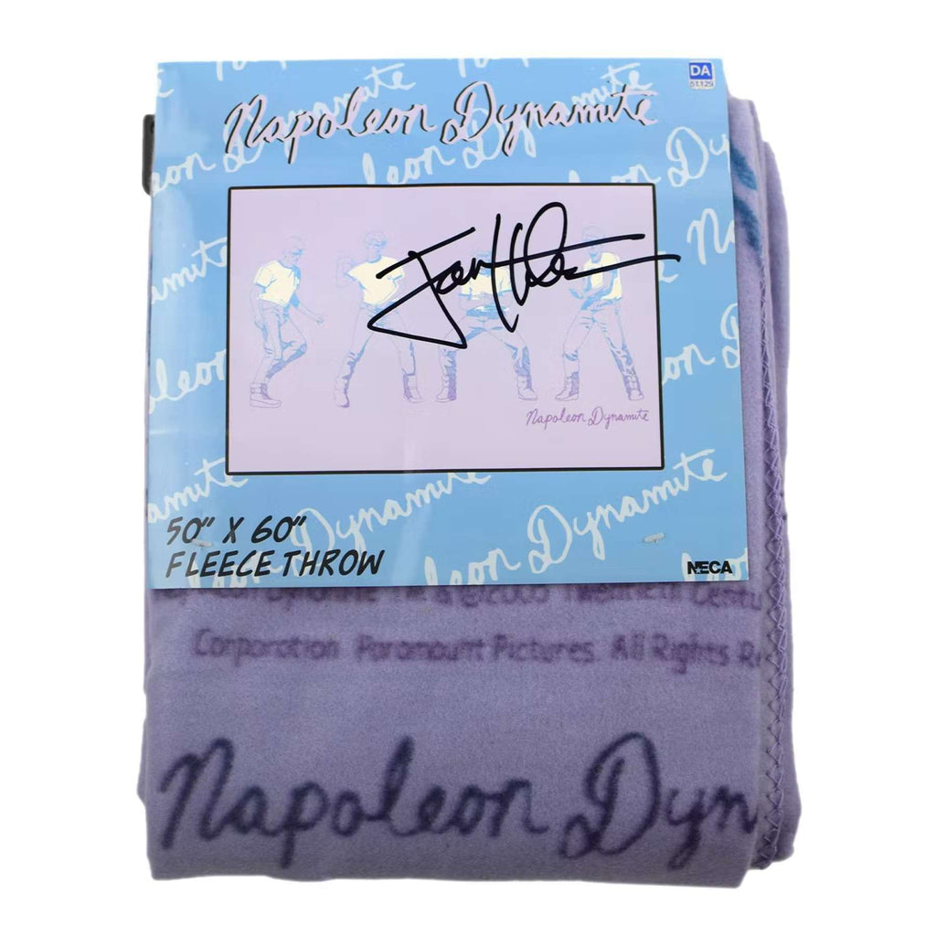 Napoleon Dynamite Dance Fever Blue 50 x 60 inch Throw Fleece Plush - figurineforall.com