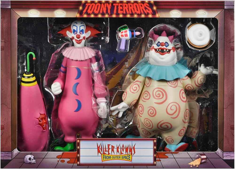 Toony Terrors 2Pack - Killer Klowns from Outer Space (Slim and Chubby) 6 Inch Action Figure
