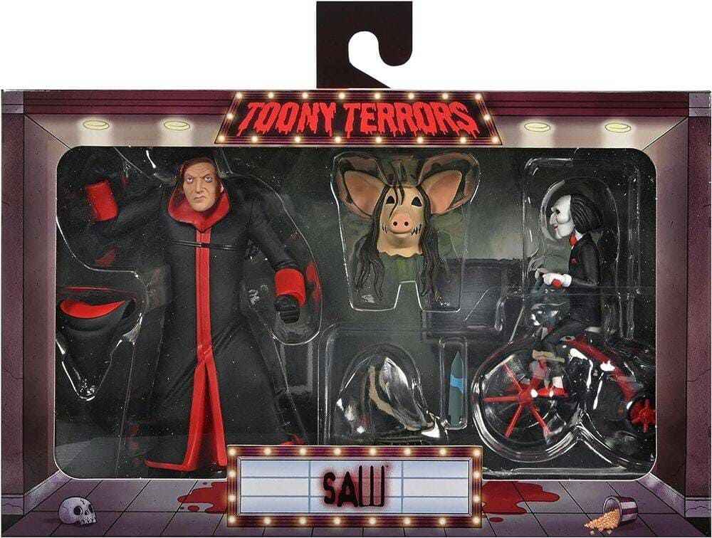 Toony Terrors Boxed Set - Saw Jigsaw Killer and Billy 6 inch Action Figure