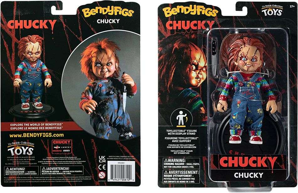 BendyFigs Horror Chucky Movie 7 Inch Figure - Chucky - figurineforall.ca