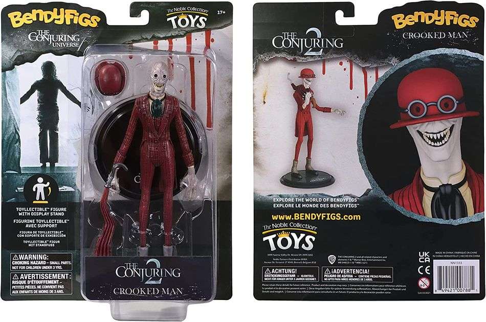 BendyFigs Horror The Conjuring 2 Movie 7 Inch Figure - Crooked Man - figurineforall.ca