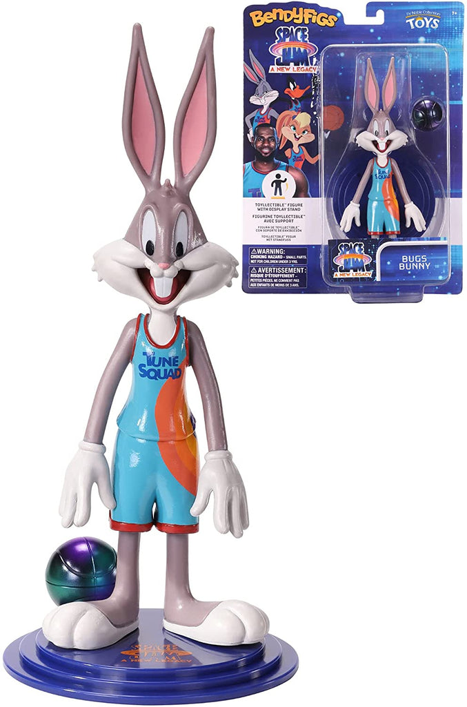 BendyFigs Space Jam A New Legacy 7 Inch Figure - Bugs Bunny - figurineforall.com