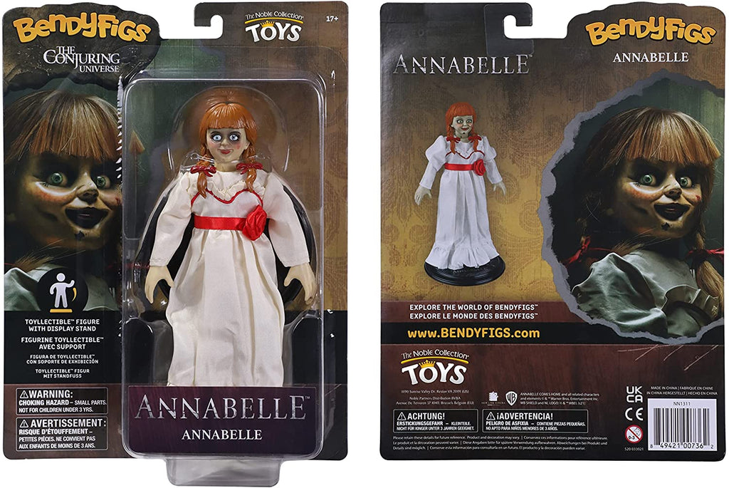 BendyFigs Horror The Conjuring Movie 7 Inch Figure - Annabelle - figurineforall.ca