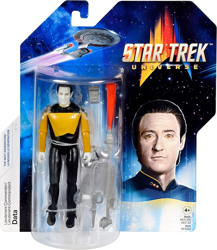 Star Trek Universe The Next Generation Lt. Commander Data 5 Inch Action Figure