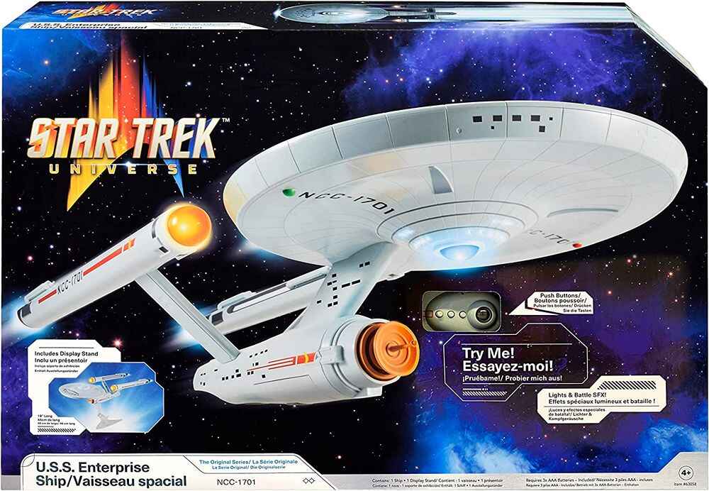 Star Trek Universe The Original Series U.S.S. Enterprise NCC-1701 18 Inch Starship Light and Sound