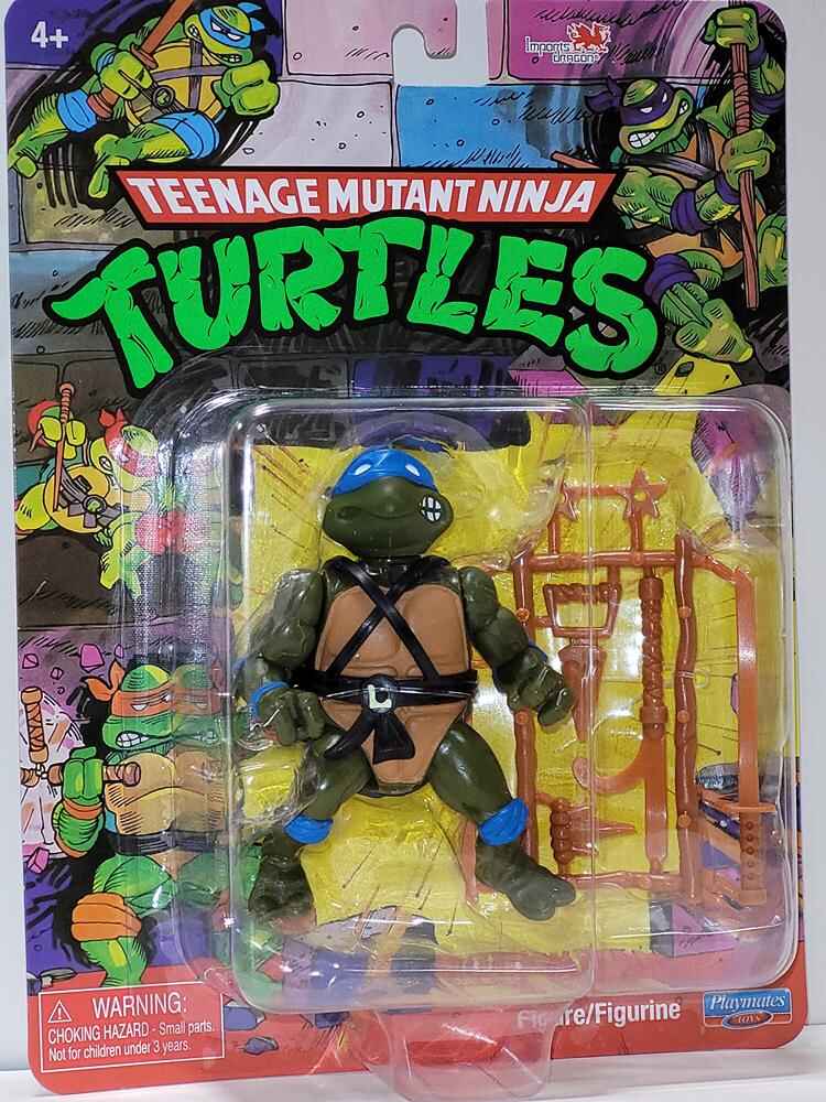 Teenage Mutant Ninja Turtles Classic Basic Retro 4 Inch Action Figure - Leonardo