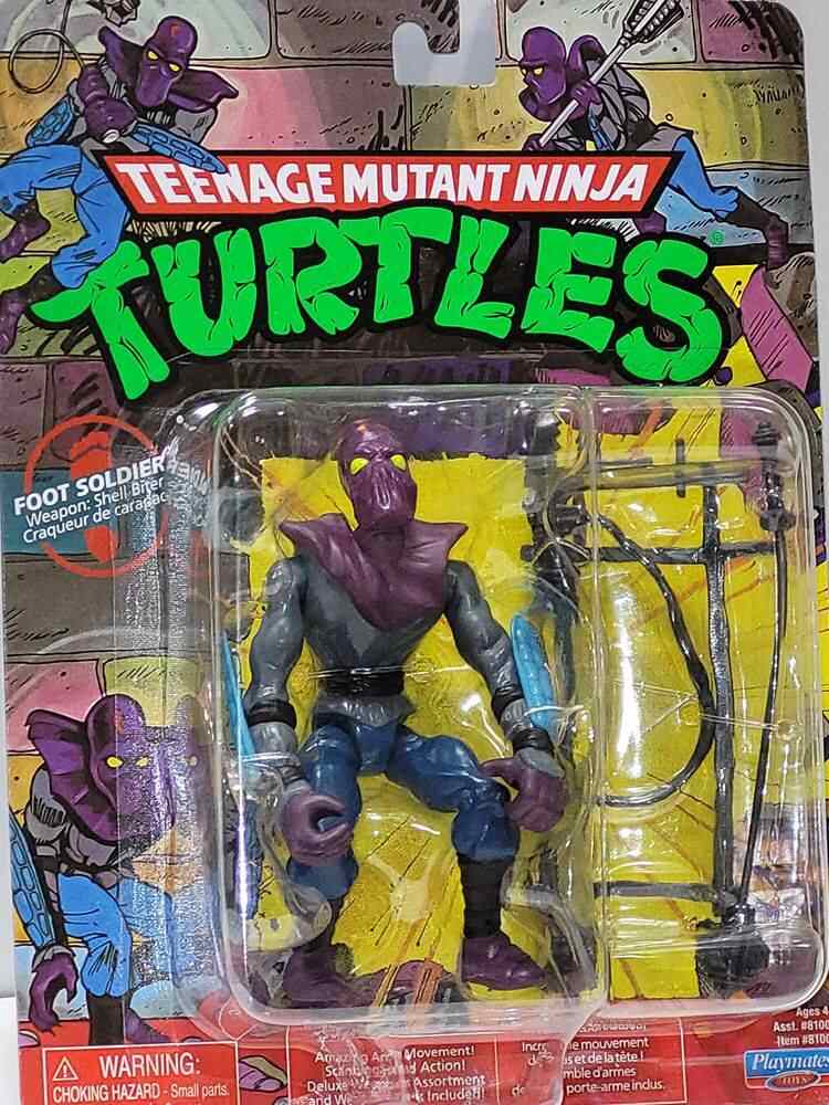 Teenage Mutant Ninja Turtles Classic Basic Retro 4 Inch Action Figure - Foot Soldier