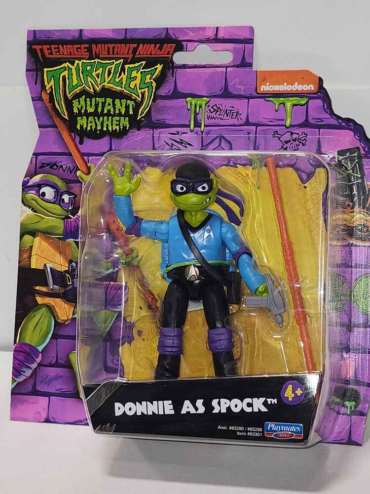 Teenage Mutant Ninja Turtles Mutant Mayhem 6 Inch Action Figure - Donatello as Spock Disguise