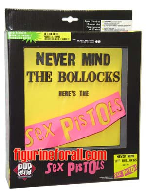 3D Album Cover Wall Art - Sex Pistols (Never Mind the Bullocks) Yellow version - figurineforall.ca