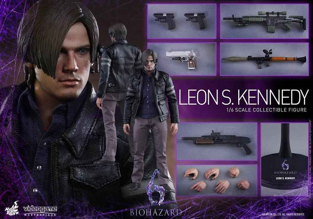 Resident Evil 6 Biohazard Leon S. Kennedy 12 Inch 1/6 Scale Figure 902750 VGM22 - figurineforall.ca