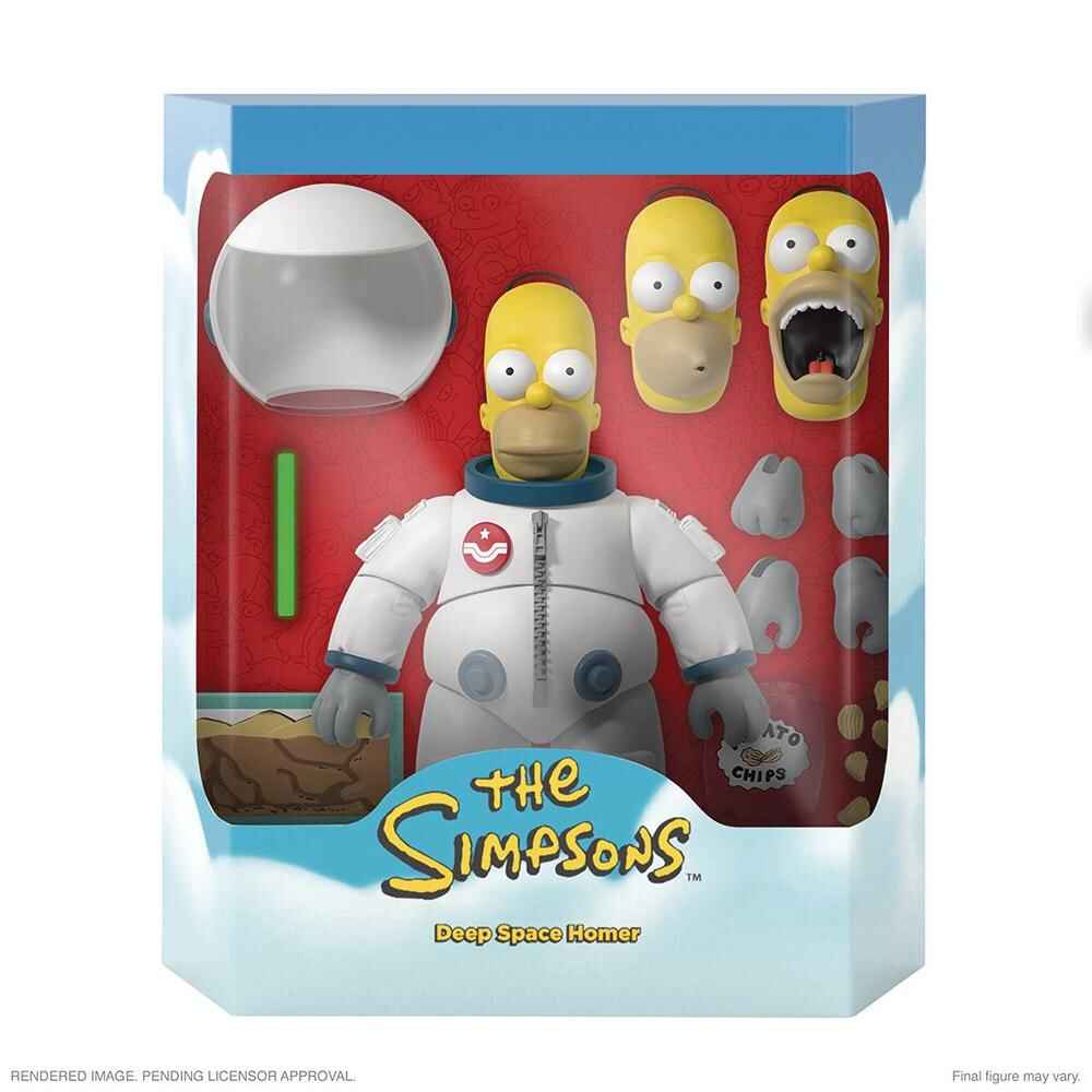 Simpsons Ultimates Deep Space Homer 7 Inch Action Figure
