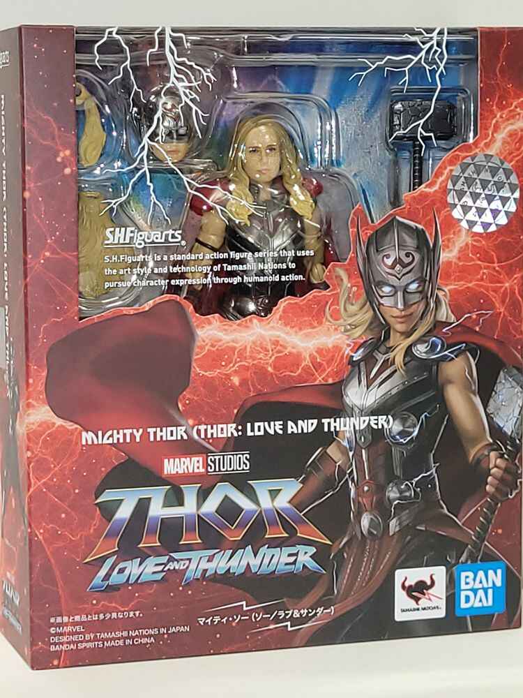 Marvel Thor Love and Thunder Movie Mighty Thor 6 Inch Action Figure S.H. Figuarts - figurineforall.ca