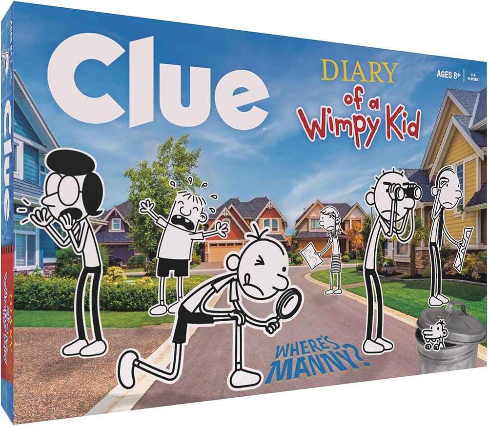 Clue Diary of a Wimpy Kid Mystery Board Game - figurineforall.ca