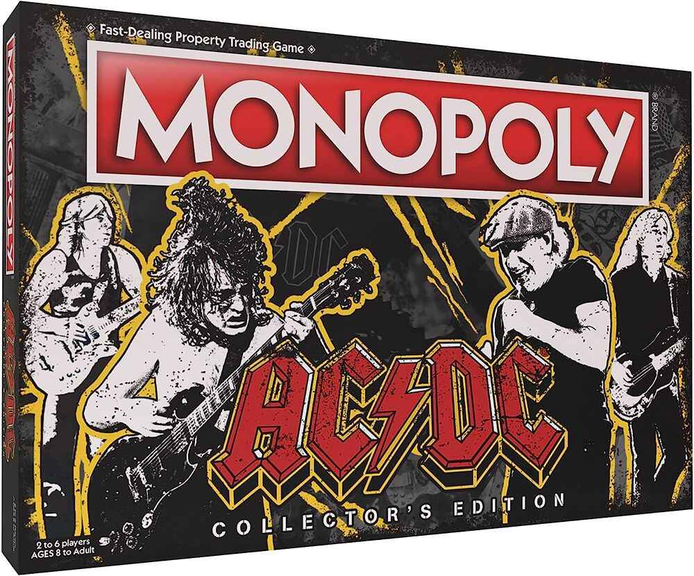 Monopoly AC/DC Collectors Edition Board Game - figurineforall.ca