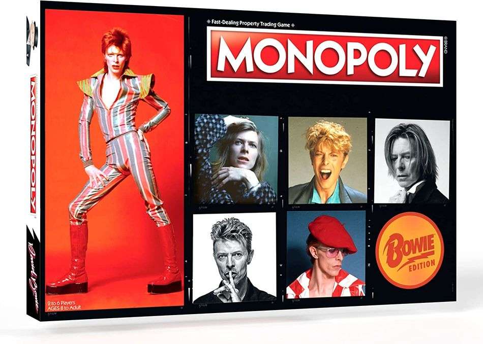 Monopoly David Bowie Collectors Edition Board Game - figurineforall.ca