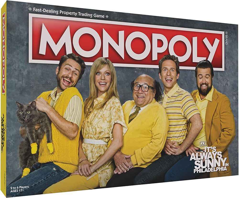 Monopoly Its Always Sunny in Philadelphia Collectors Edition Board Game - figurineforall.ca