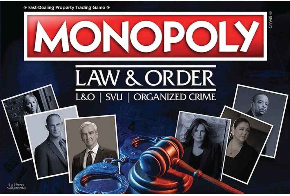 Monopoly Law and Order Collectors Edition Board Game - figurineforall.ca