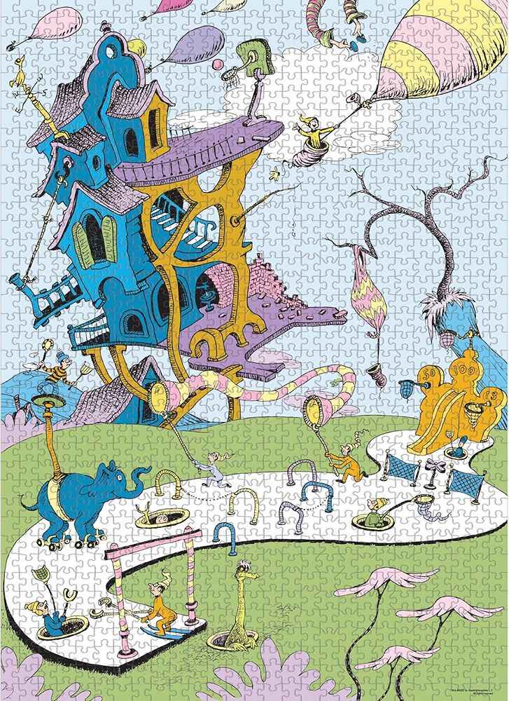 Puzzle 1000 Pieces - Dr. Seuss Oh! The Places You'll Go Jigsaw Puzzle