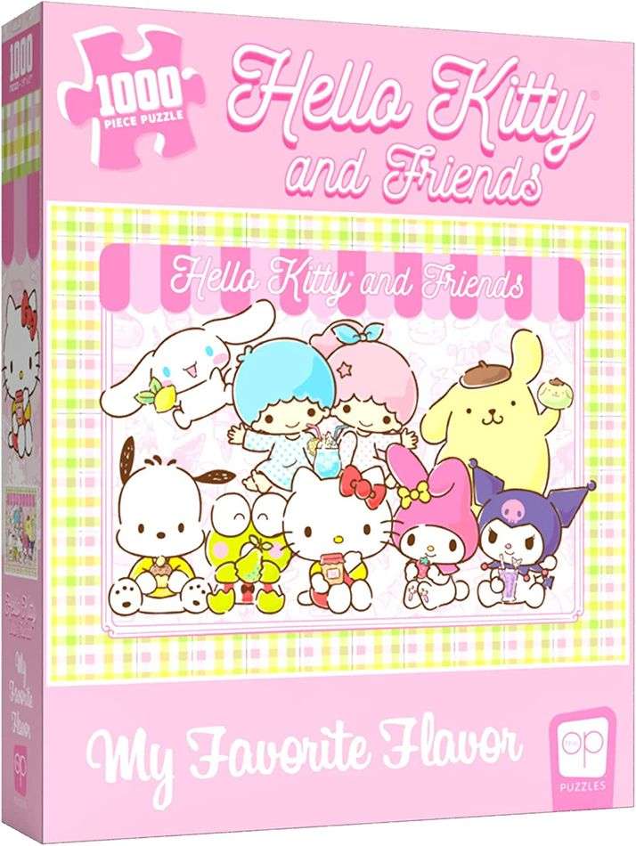 Puzzle 1000 Pieces - Hello Kitty and Friends (My Favorite Flavor) Jigsaw Puzzle - figurineforall.ca